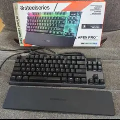 SteelSeriesゲーミングキーボード 有線 ApexPro JP64629 - メルカリ