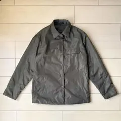 美品　セオリー　Theory 中綿シャツジャケット　4 オリーブカーキ