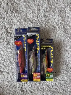 【新品未開封】Major Craft ベイトフェザー エギ 3本セットのサムネイル