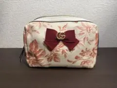 GUCCI グッチ アクセポーチ GGマーモント リボン 花柄 キャンバスのサムネイル