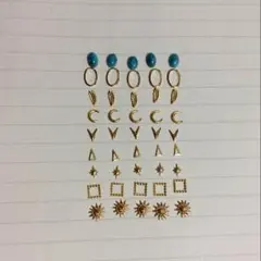 ネイルパーツ300円45個セット