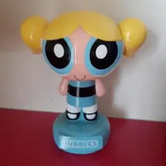 パワーパフガールズ　貯金箱　バブルスPower Puff Girls THE POWERPUFF GIRLS/パワーパフガールズ「ソフビ貯金箱3体