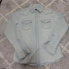 Beno デニムシャツ Lサイズ ライトブルーのサムネイル