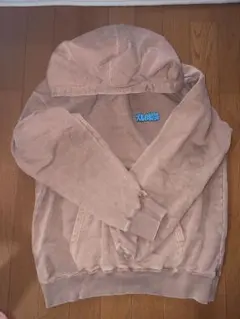 XLARGE ブラウン　フード付きパーカー