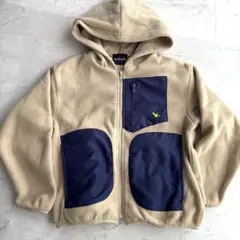 Mark Gonzales フリースパーカージャケット　ベージュ　130