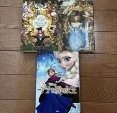 ディズニー　小説　3冊　アリスインワンダーランド　シンデレラ　アナと雪の女王　本