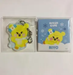 NiziU NIZOO アクリルキーホルダー スクエア缶バッジ リオ リヨ