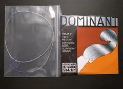 【未使用】DOMINANT バイオリン弦 E線とD線セット1/2サイズ用のサムネイル