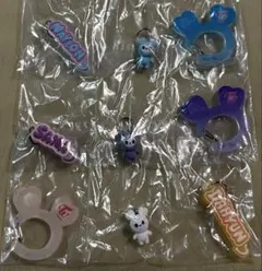 TWICE LOVELYS アクリルカラビナフロッキーマスコット 3個セット