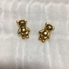 クマのピアス