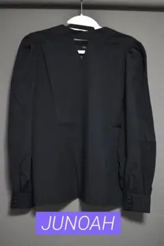 シックな雰囲気が可愛い！◎ジュノアリボンチョーカーブラウス