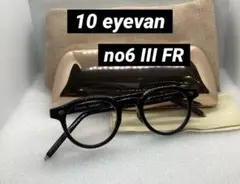 ■10 eyevan ■no6 III FR●1002S - BK●【43】