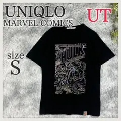 ユニクロ/マーベラスコミックスコラボTシャツ/ネオンプリント/クルーネック/春夏