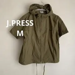 古着　J.PRESS フード付き ジップアップブルゾン カーキ ☺︎のサムネイル