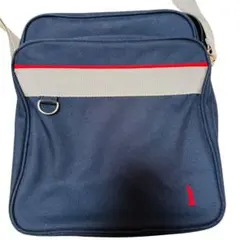 【イーストボーイ】スクールバック　スクバ　ショルダーバック　ネイビー×レッド