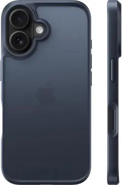 【063E16】TORRAS iPhone 16 用 ケース 耐衝撃 半透明