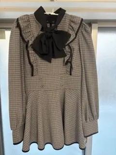 bubbles Tokyo チェック柄ワンピース