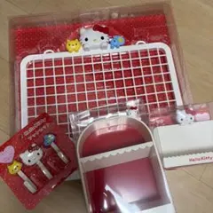 Hello Kitty キッチンペーパースタンド ホワイト/レッド - メルカリ