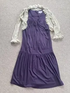 【カジュアルワンピース＆ボレロ　セット】最終値下げ→交渉なし