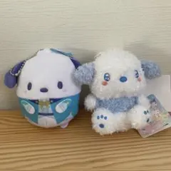 【新品】サンリオ ポチャッコ ぬいぐるみ マスコットキーホルダー セット売り