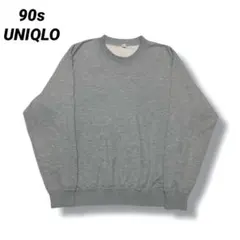 4*o様 90s OLD UNIQLO ユニクロ 無地 スウェット トレーナー