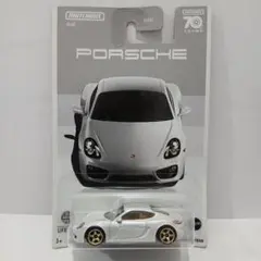 미사용 マッチボックス ポルシェ ケイマン ホワイト 70周年記念