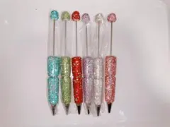 カラフルグリッターカスタムボールペン