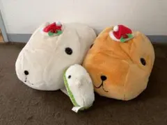 カピバラさん　2体セット　一番くじ〜冬も一緒にのんびり〜他　親子ぬいぐるみ カピバラさん 2体セット 一番くじ〜冬も一緒にのんびり〜他 親子