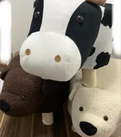牛さん ぬいぐるみ スツール - メルカリ