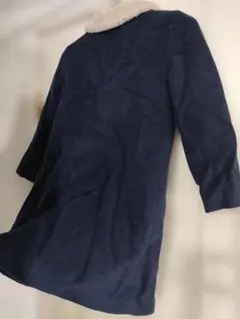 美品✦agnès b. ENFANTアニエスベー　ウールコートS　ネイビー