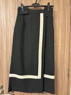 【新品・未使用】FENNEL 配色ライン スカート