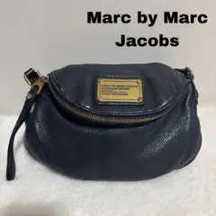美品】マークバイマークジェイコブス ショルダーバッグ レザー シボ