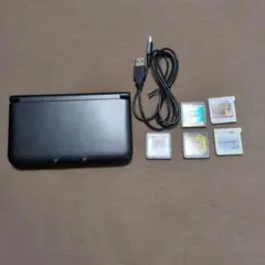 0*1様 ニンテンドー3DS LL ブラック 本体とゲーム5本付き