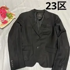 23区　黒ジャケット　テーラードジャケット　フォーマル　サイズ42(L〜L L)