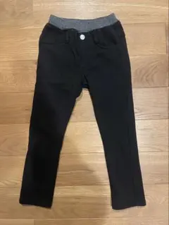 裏起毛 ブラック ボトムス 130cm