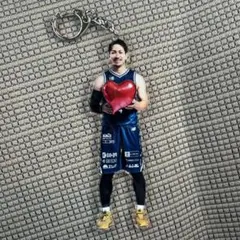 長崎ヴェルカ　クリスマス風アクリルキーホルダー　　　　　 4番　狩俣選手