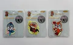 アンパンマン　ワッペン　シール　3枚セット　正規品　入園準備　匿名配送