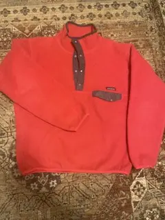 【希少】patagonia パタゴニアシンチラスナップT ピンク　USA製M
