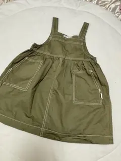 kuu: ジャンバースカート 120cm オリーブ