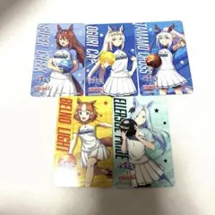 ウマ娘 キャラクターカード 5枚セットラウンドワン限定