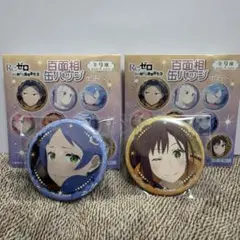 Re:ゼロから始める異世界生活 リゼロ 百面相 缶バッジ シャウラ　メィリィ