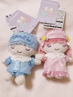 サンリオ リトルツインスターズ マスコット おやすみ　キキララ