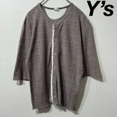 希少 Y’s ワイズ ダメージ加工 切りっぱなし デザイン カーディガン 半袖のサムネイル