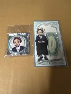 鬼滅の刃　Q-POT　アクリルスタンド 缶バッジ　竈門炭治郎