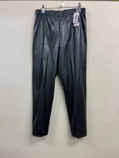 新品 EXPRESS 日本製裏起毛フェイクレザーパンツ M