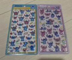 【国内正規品】ディズニー　スティッチ　ボンボンドロップシール　2セット