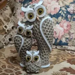 フクロウの置物 樹脂製❲最終価格❳