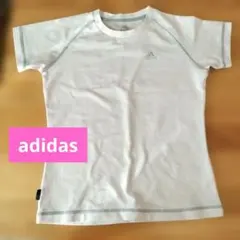 値下げ！ 16日まで adidas トップス 薄ピンク 半袖 トレーニングウェア