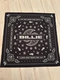 BILLIE EILISH ビリーアイリッシュ バンダナ ブラック 美品】 ビリーアイリッシュ BILLIE EILISH バンダナ ブラック 黒