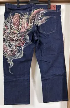 【美品】絡繰魂 和柄刺繍デニム 龍鳳凰 桜 豪華刺繍 W38 XL〜2XL 】 美品】絡繰魂 和柄刺繍デニム 龍鳳凰 桜 豪華刺繍 W38 XL〜2XL - メルカリ